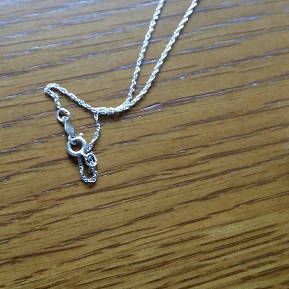 Genuine White Topaz in .925 Crown Pendant .925 - Picture 4 of 5